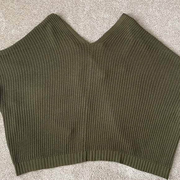 Windsor Oversized Waffle Knit Poncho - Picture 7 of 11